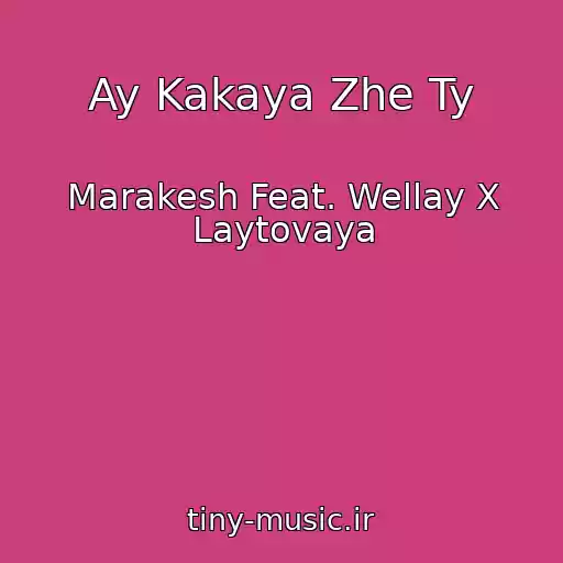کاور آهنگ Ay Kakaya Zhe Ty از Marakesh Feat. Wellay X Laytovaya