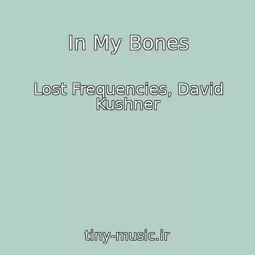 کاور آهنگ In My Bones از Lost Frequencies, David Kushner