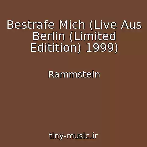 کاور آهنگ Bestrafe Mich (Live Aus Berlin (Limited Editition) 1999) از Rammstein