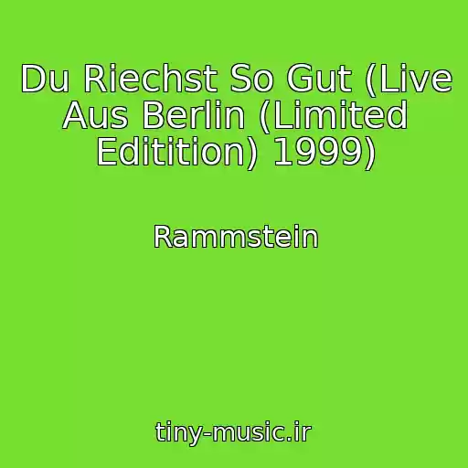 کاور آهنگ Du Riechst So Gut (Live Aus Berlin (Limited Editition) 1999) از Rammstein
