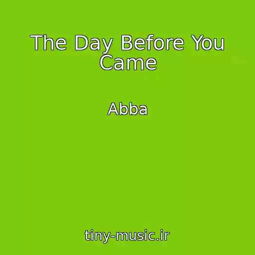کاور آهنگ The Day Before You Came از Abba