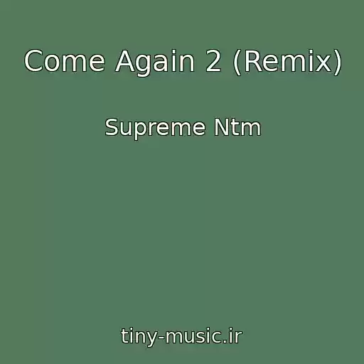 کاور آهنگ Come Again 2 (Remix) از Supreme Ntm