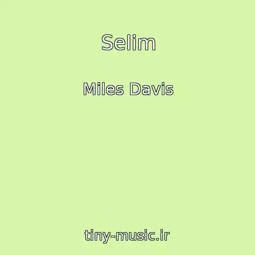 کاور آهنگ Selim از Miles Davis