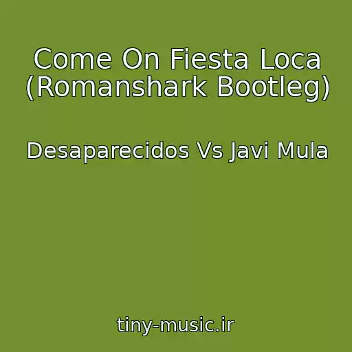 کاور آهنگ Come On Fiesta Loca (Romanshark Bootleg) از Desaparecidos Vs Javi Mula