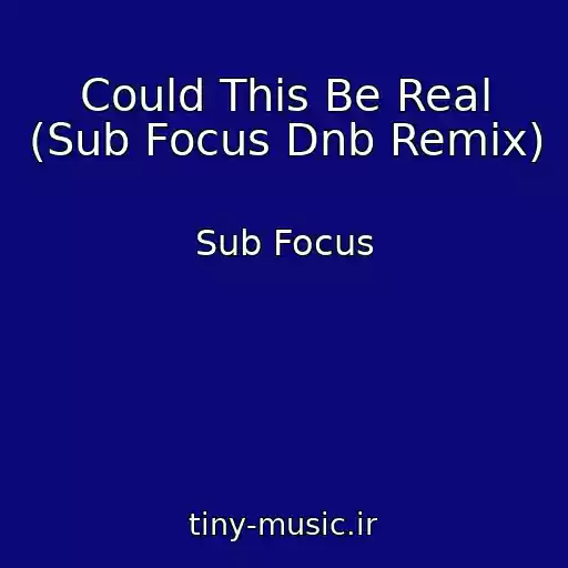 کاور آهنگ Could This Be Real (Sub Focus Dnb Remix) از Sub Focus