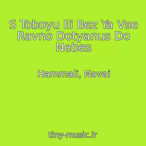 کاور آهنگ S Toboyu Ili Bez Ya Vse Ravno Dotyanus Do Nebes از Hammali, Navai
