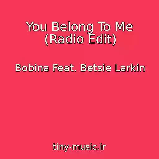 کاور آهنگ You Belong To Me (Radio Edit) از Bobina Feat. Betsie Larkin