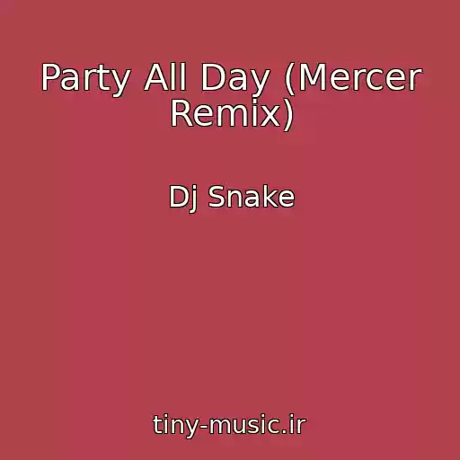 کاور آهنگ Party All Day (Mercer Remix) از Dj Snake