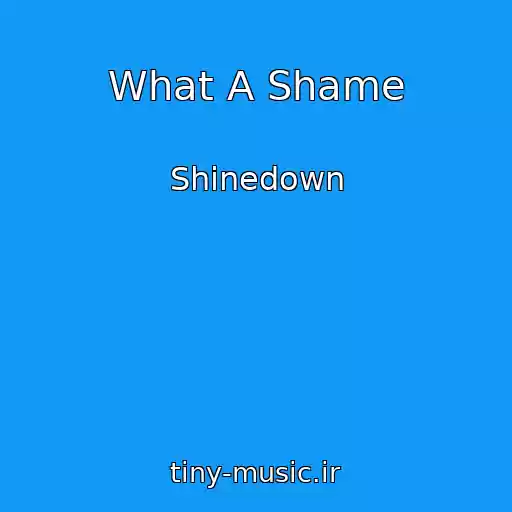 کاور آهنگ What A Shame از Shinedown