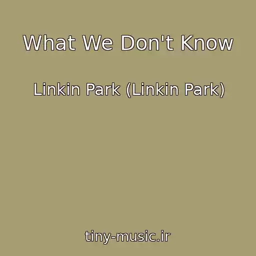 کاور آهنگ What We Don't Know از Linkin Park (Linkin Park)