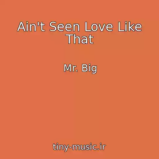 کاور آهنگ Ain't Seen Love Like That از Mr. Big
