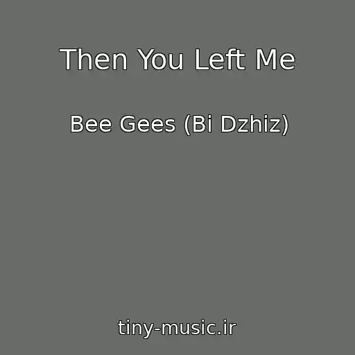کاور آهنگ Then You Left Me از Bee Gees (Bi Dzhiz)
