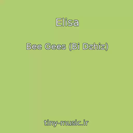 کاور آهنگ Elisa از Bee Gees (Bi Dzhiz)
