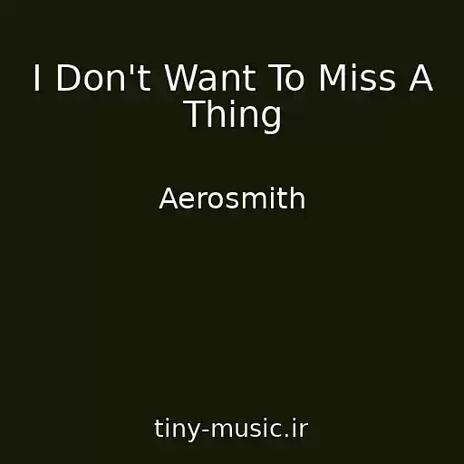 کاور آهنگ I Don't Want To Miss A Thing از Aerosmith