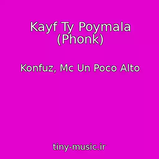 کاور آهنگ Kayf Ty Poymala (Phonk) از Konfuz, Mc Un Poco Alto