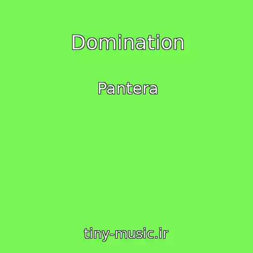 کاور آهنگ Domination از Pantera