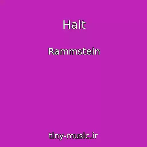 کاور آهنگ Halt از Rammstein