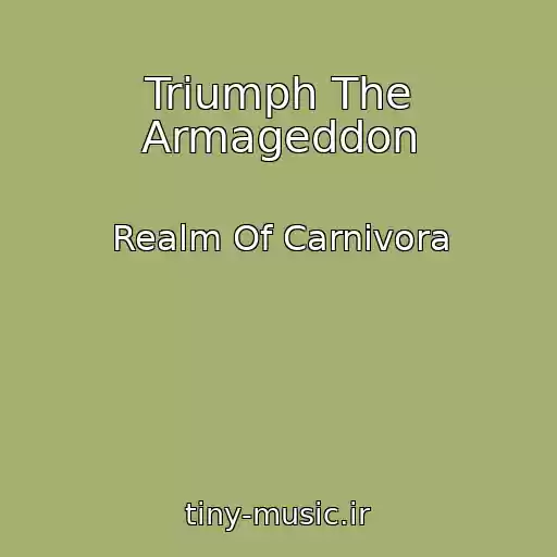 کاور آهنگ Triumph The Armageddon از Realm Of Carnivora