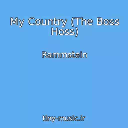 کاور آهنگ My Country (The Boss Hoss) از Rammstein
