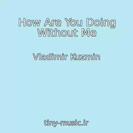 کاور آهنگ How Are You Doing Without Me از Vladimir Kuzmin