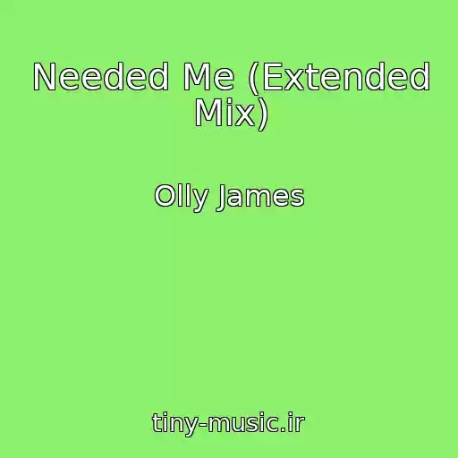 کاور آهنگ Needed Me (Extended Mix) از Olly James