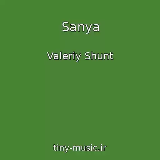 کاور آهنگ Sanya از Valeriy Shunt
