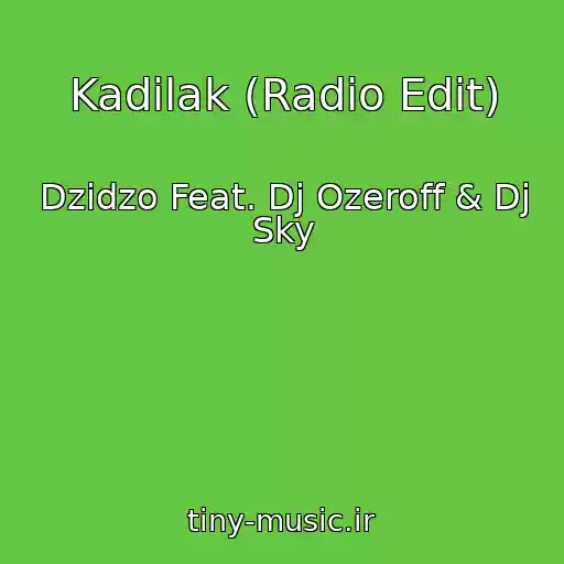 کاور آهنگ Kadіlak (Radio Edit) از Dzіdzo Feat. Dj Ozeroff & Dj Sky