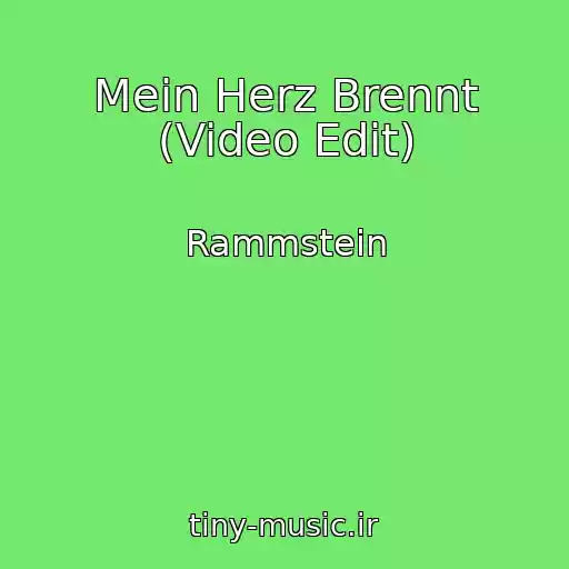 کاور آهنگ Mein Herz Brennt (Video Edit) از Rammstein