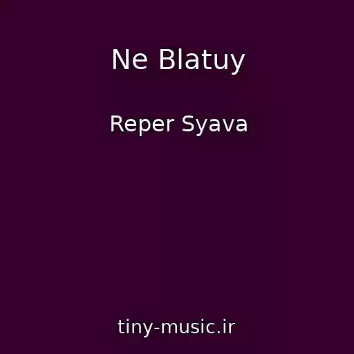 کاور آهنگ Ne Blatuy از Reper Syava