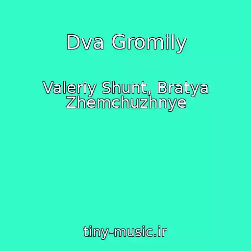 کاور آهنگ Dva Gromily از Valeriy Shunt, Bratya Zhemchuzhnye