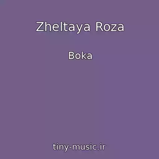 کاور آهنگ Zheltaya Roza از Boka