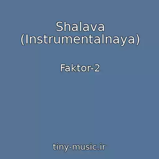 کاور آهنگ Shalava (Instrumentalnaya) از Faktor-2