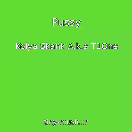 کاور آهنگ Pussy از Kolya Skank A.k.a T1One