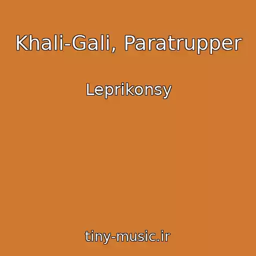 کاور آهنگ Khali-Gali, Paratrupper از Leprikonsy