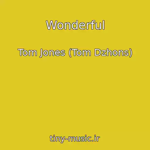 کاور آهنگ Wonderful از Tom Jones (Tom Dzhons)