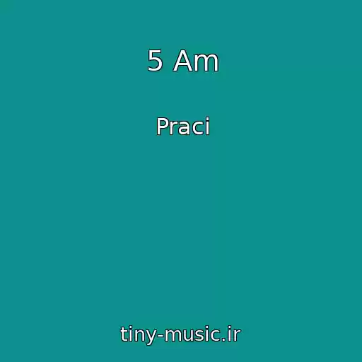 کاور آهنگ 5 Am از Praci