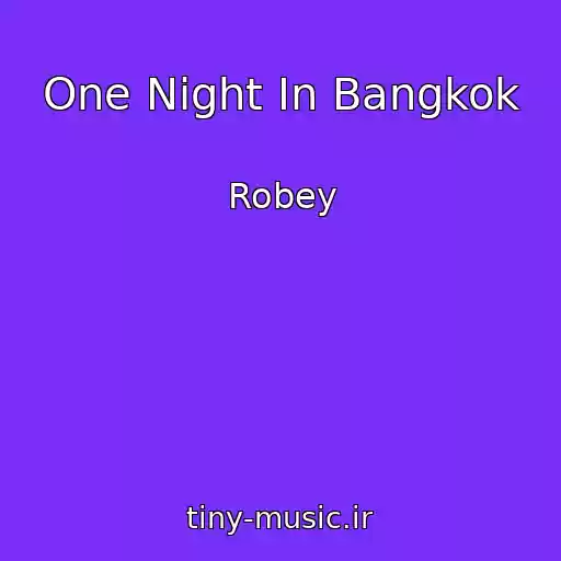 کاور آهنگ One Night In Bangkok از Robey