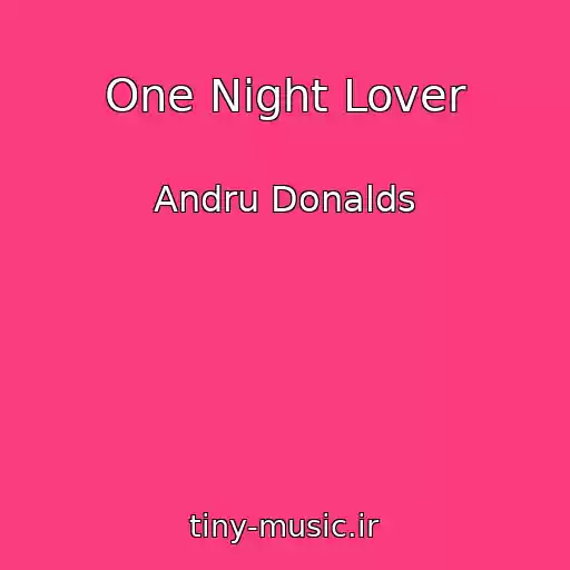 کاور آهنگ One Night Lover از Andru Donalds
