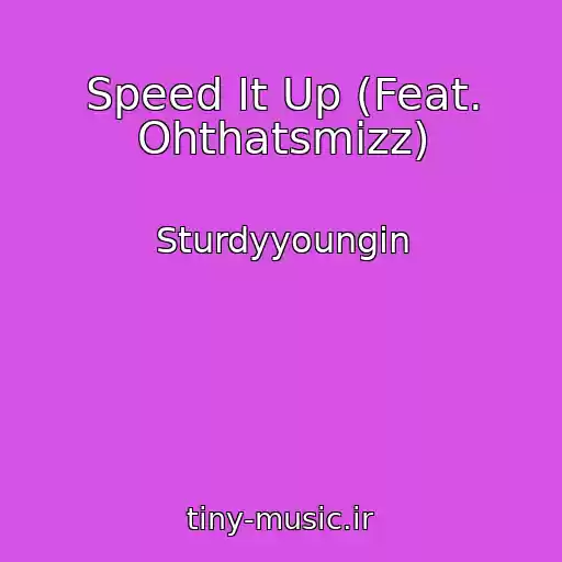 کاور آهنگ Speed It Up (Feat. Ohthatsmizz) از Sturdyyoungin
