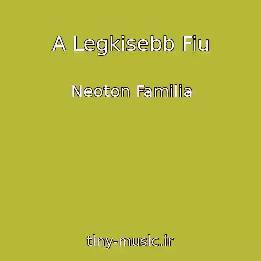 کاور آهنگ A Legkisebb Fiu از Neoton Familia