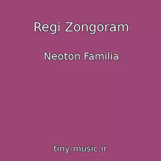 کاور آهنگ Regi Zongoram از Neoton Familia