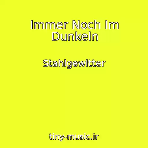 کاور آهنگ Immer Noch Im Dunkeln از Stahlgewitter