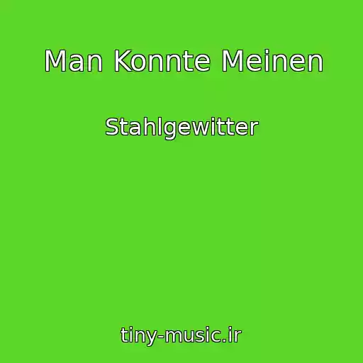 کاور آهنگ Man Konnte Meinen از Stahlgewitter