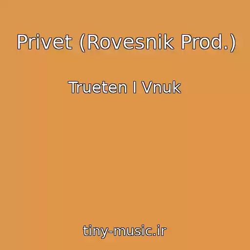 کاور آهنگ Privet (Rovesnik Prod.) از Trueten I Vnuk