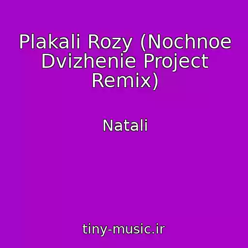کاور آهنگ Plakali Rozy (Nochnoe Dvizhenie Project Remix) از Natali