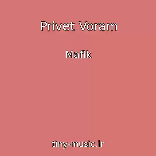 کاور آهنگ Privet Voram از Mafik