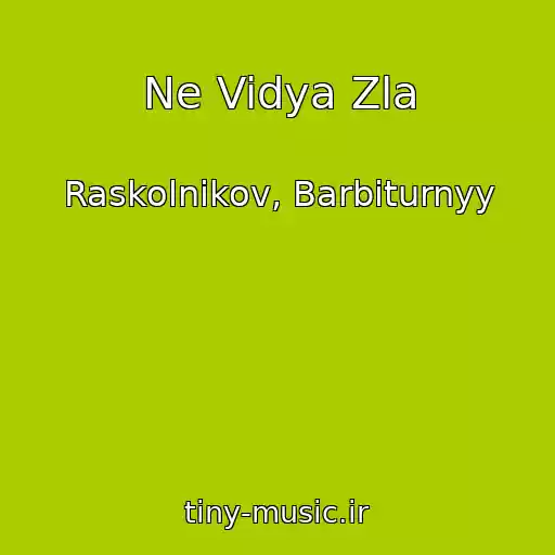 کاور آهنگ Ne Vidya Zla از Raskolnikov, Barbiturnyy