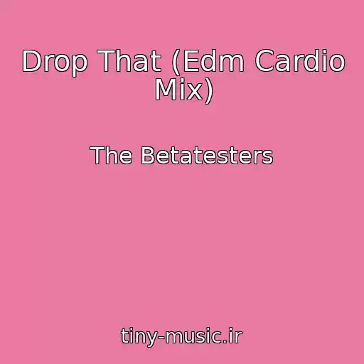 کاور آهنگ Drop That (Edm Cardio Mix) از The Betatesters