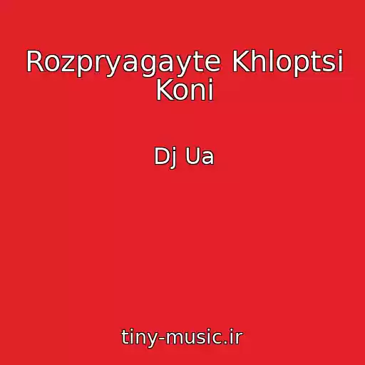 کاور آهنگ Rozpryagayte Khloptsі Konі از Dj Ua