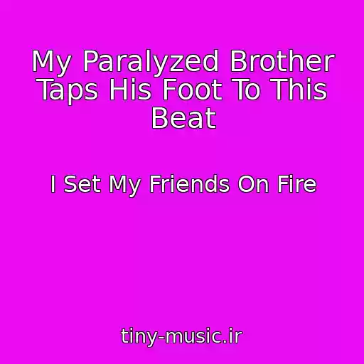 کاور آهنگ My Paralyzed Brother Taps His Foot To This Beat از I Set My Friends On Fire